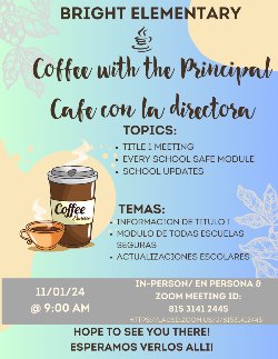 Coffee with the Principal